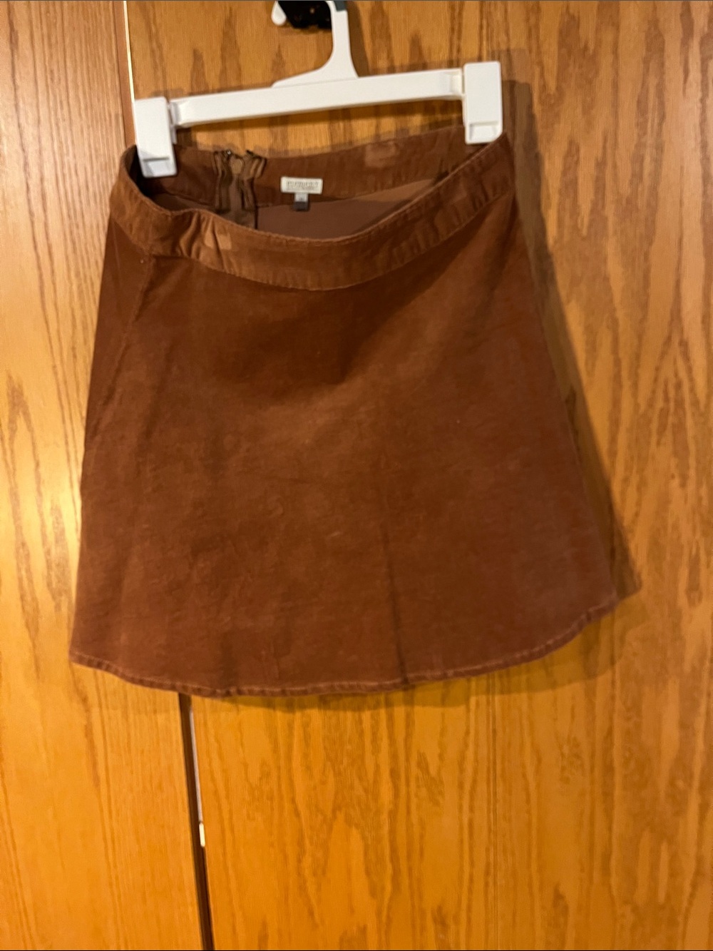 Element Brown A-Line Mini Skirt